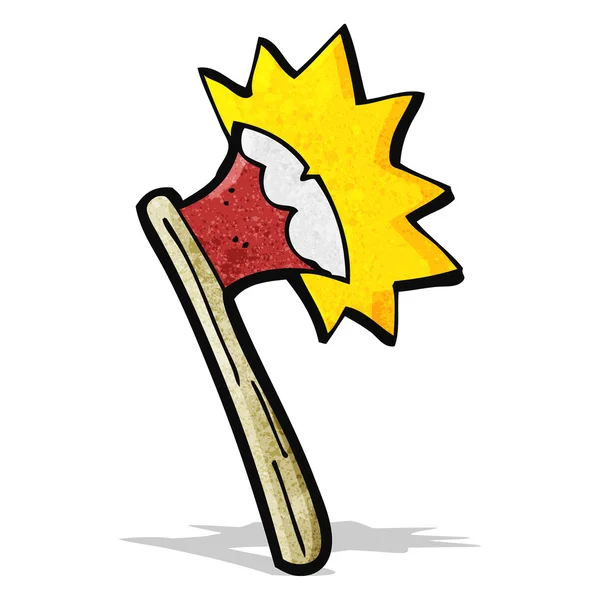 Cartoon axe illustration — Stock vektor