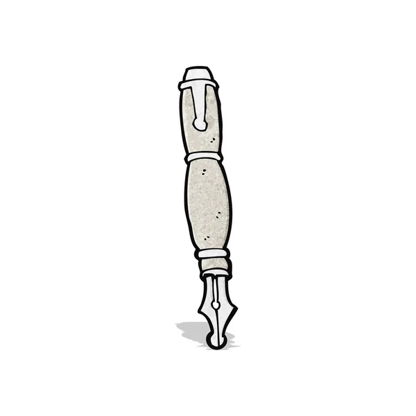 Cartoon fountain pen — Stock Vector