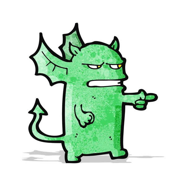 Dessin animé Petit monstre — Image vectorielle