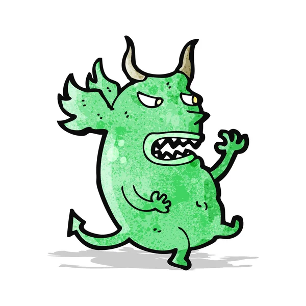 Cartoon grappige kleine monster — Stockvector