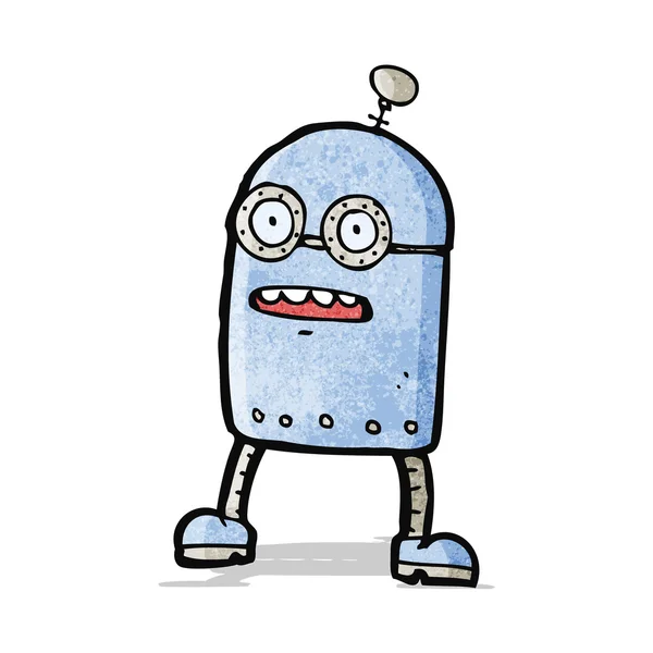 Robot de dibujos animados — Vector de stock