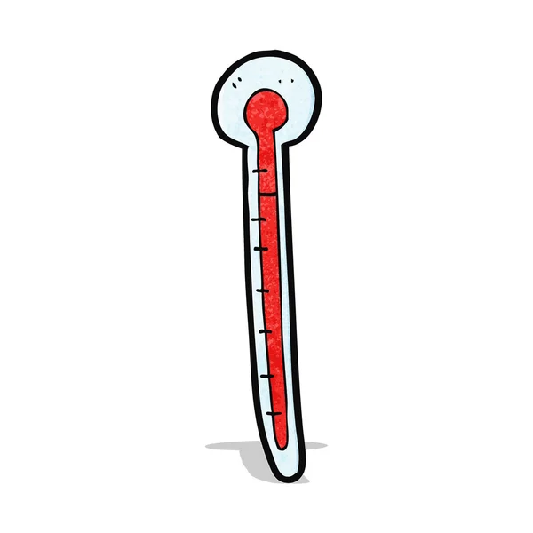 Cartoon thermometer illustration — Stock Vector