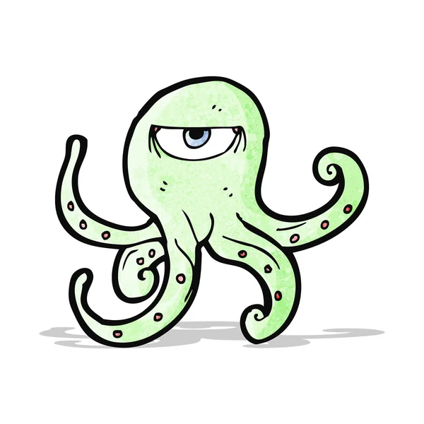 Chobotnici vtipné kreslené — Stockový vektor