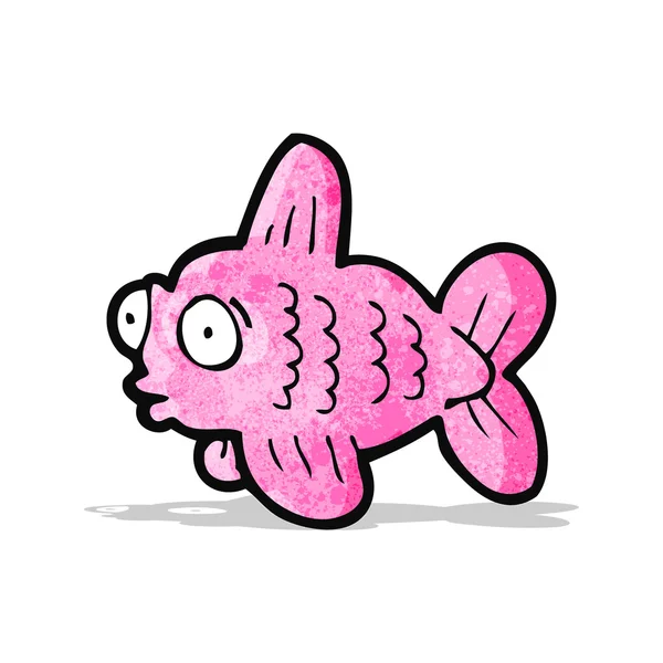 Divertidos peces de dibujos animados — Vector de stock