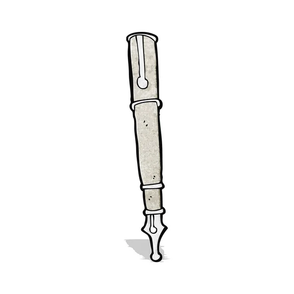 Karikatür dolma kalem — Stok Vektör