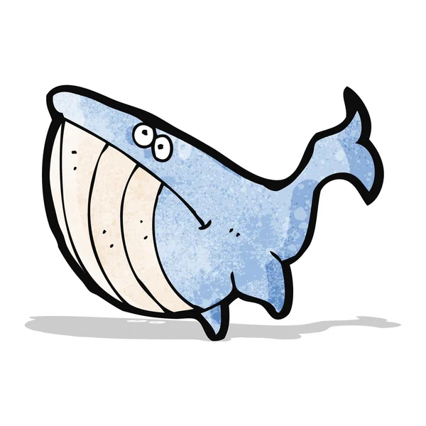 Baleine à dessin animé — Image vectorielle
