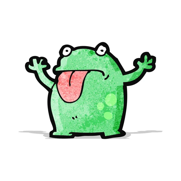 可爱的卡通青蛙 — 图库矢量图片