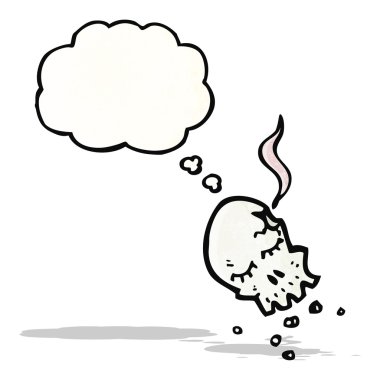 silah kafatasını karikatür