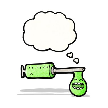 karikatür tıbbi iğne