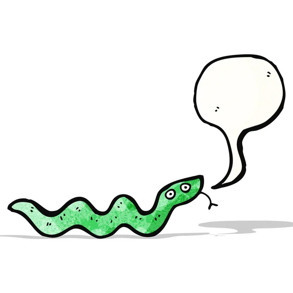 Dessin animé glissant serpent — Image vectorielle
