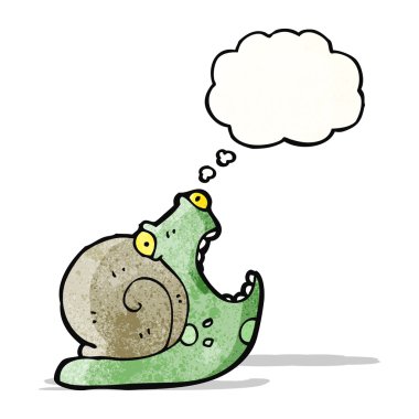 karikatür salyangoz