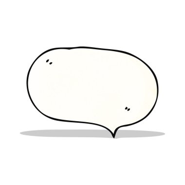 konuşma balonu karikatür sembolü