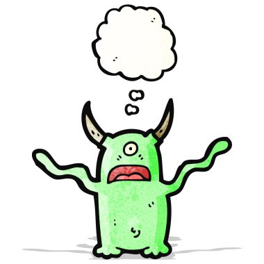 çizgi film canavarı