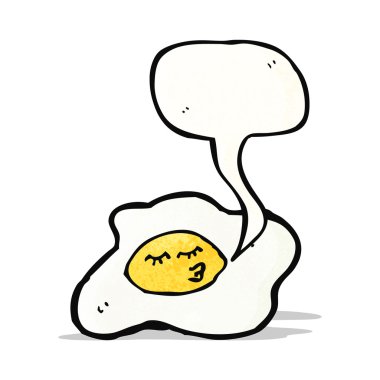 sahanda yumurta karikatür 