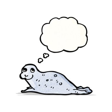 karikatür fok yavrusu