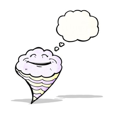 mutlu karikatür bulut