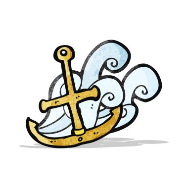 çapa sembolü karikatür