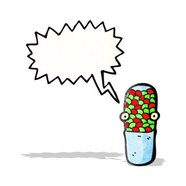 karikatür tıbbi ilaç