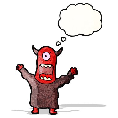 çizgi film canavarı