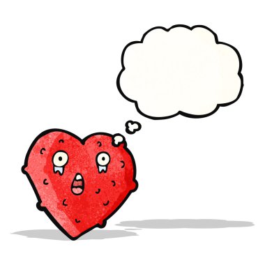 karikatür komik aşk kalp