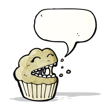 karikatür cupcake