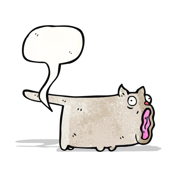 Farting cat cartoon — Stock vektor