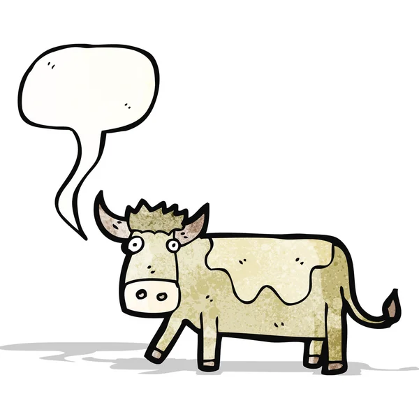 Cartoon-Kuh — Stockvektor