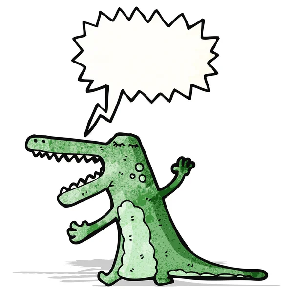 Crocodile de bande dessinée — Image vectorielle