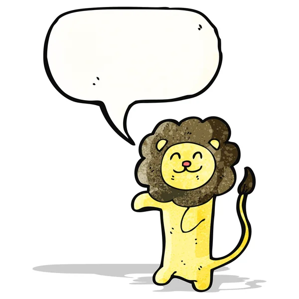 Cartoon lion — Stock Vector