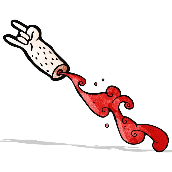 Cartoon brutit arm — Stock vektor