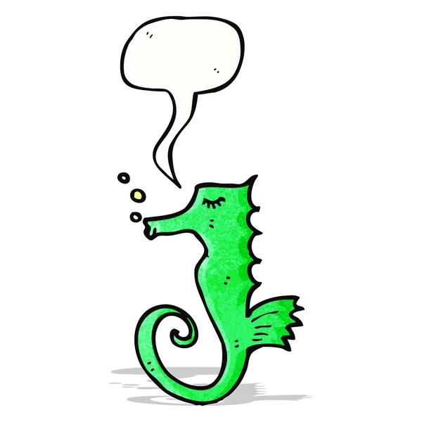 Cartoon seahorse — Stock Vector