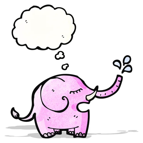 Elefante de dibujos animados — Vector de stock