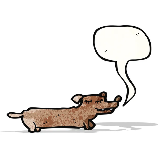 Tecknad liten hund — Stock vektor