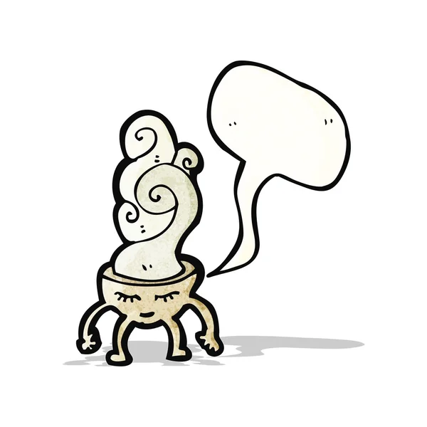 Soupe bol personnage de dessin animé — Image vectorielle