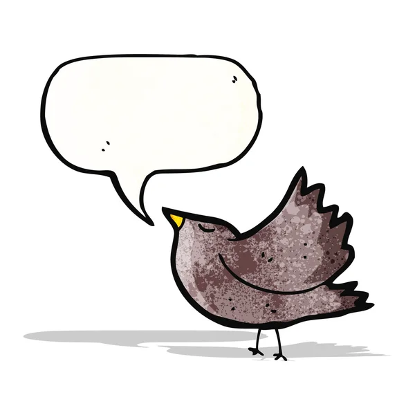 Cartoon fågelsången — Stock vektor