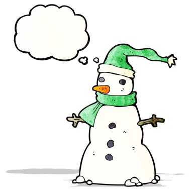 karikatür kardan adam