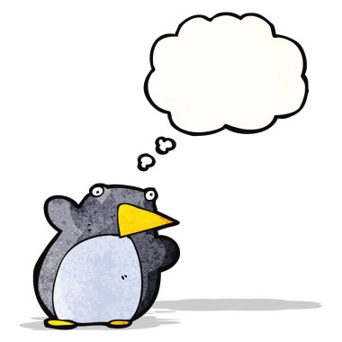 komik karikatür penguen