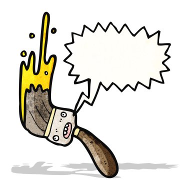 karikatür boya fırçası