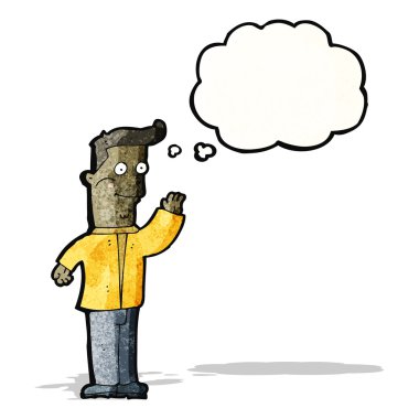 karikatür sallanan adam