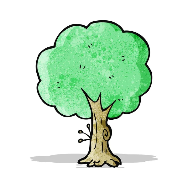 Árbol de dibujos animados — Vector de stock