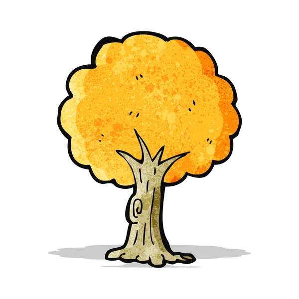 karikatür ağaç Güz