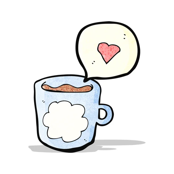 Cartoon coffee mug — Stock Vector