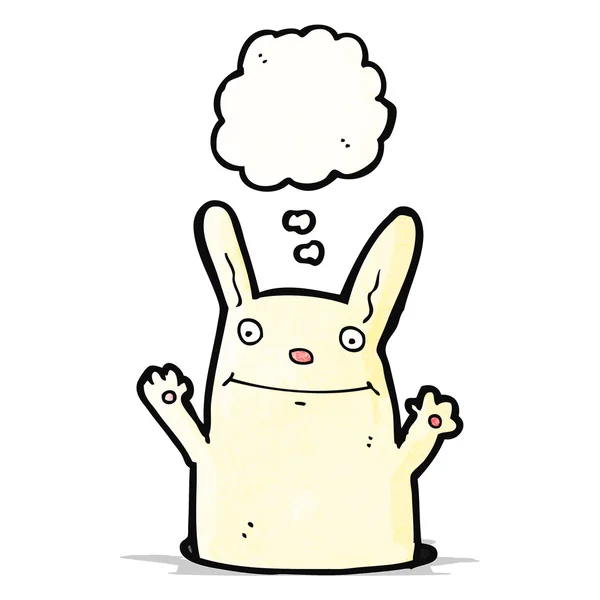 Cartoon gelukkig konijn — Stockvector