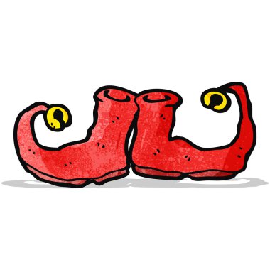 karikatür Noel süslü Ayakkabı