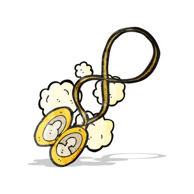 Madalyon karikatür yılında eski fotoğraf