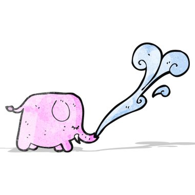 karikatür komik fil