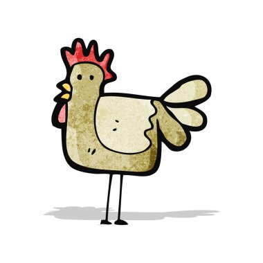 komik karikatür tavuk
