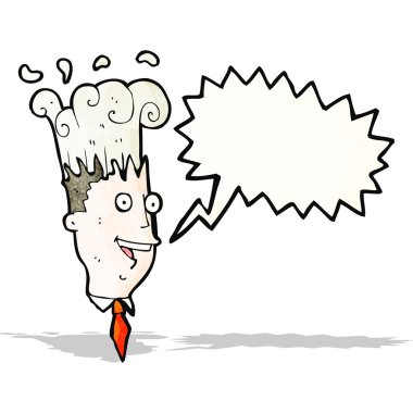 Patlayan kafa adam çizgi film