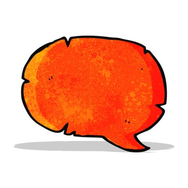 bozuk konuşma balonu karikatür