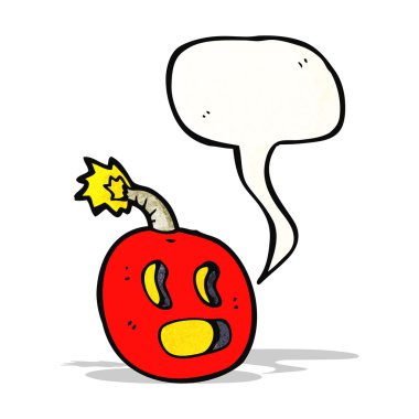 çılgın bomba ile konuşma balonu